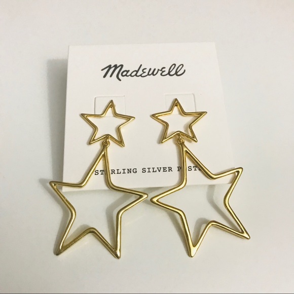 Madewell Jewelry - Madewell Night Star Statement Earrings NWT LAST
